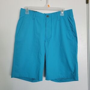 NEW Under Armour Match Play Golf Shorts 32 Mens Blue 10 Inch Inseam